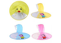 Transparent Childrens Waterproof Raincoats Peppa Pig Shape Kids Umbrella Cap