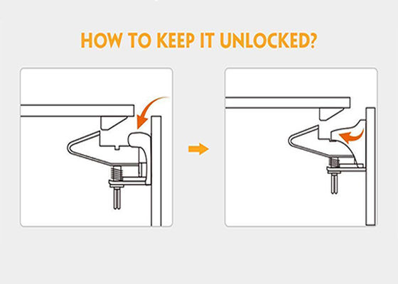 Infant / Child Safety Cabinet Locks Size 3.5*5*7CM Hidden And Safe