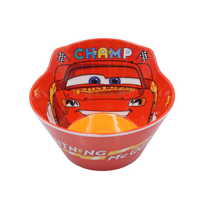 Cute 3D CAR Pattern Design Bowl For Ramen Soup Anti Falling Anti Scalding